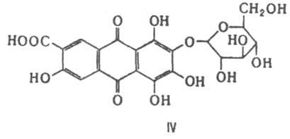 Гликозид тетрагидроксикарбоксиантрахинона