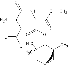dl-альфа-аспартиламиномалоновой кислоты метиловый, фенхиловый эфир