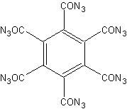 меллитовой кислоты гексаазид