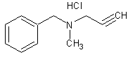 N-метил-N-бензилпропаргиламина гидрохлорид