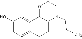 (+)-4-пропил-9-гидроксинафтоксазин