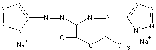 динатрия 3-этоксикарбонил-1,2,4,5-тетраазапента-1,4-диен-1,5-бистетразолат