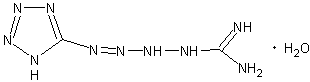 5-(4-амидино-1-тетразено)тетразола моногидрат
