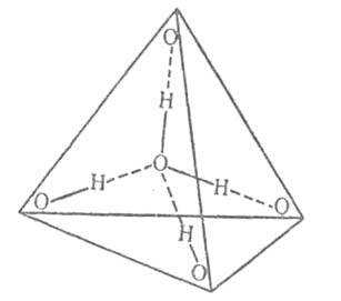 Тетраэдрическая координация молекулы воды